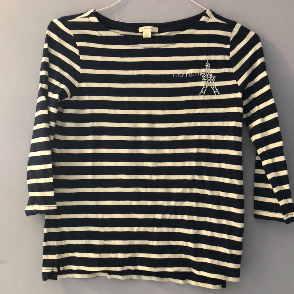 Crewcuts striped quarter sleeved tee